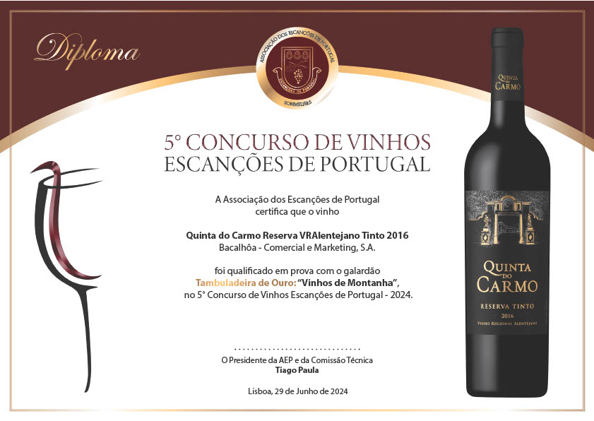 Bacalhôa Brilha no 5º Concurso de Vinhos Escanções de Portugal